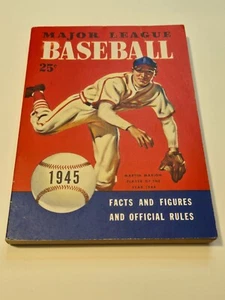 1945 Major League Baseball Facts Figures & Official Rules Book - Picture 1 of 3