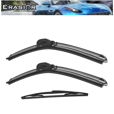Erasior 22"20"14" Front Rear Wiper Blades Fit for 2010 BMW X3, 3pcs Foto 1 de 4