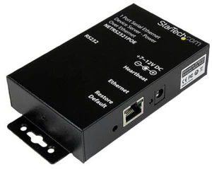 1 Port RS232 Dispositif Serveur Ethernet Avec PoE - STARTECH - Photo 1/5