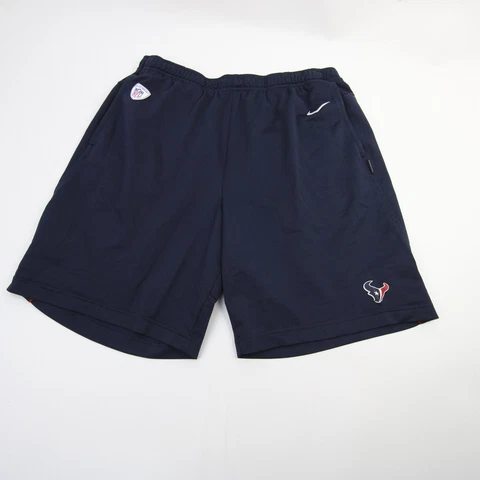 Houston Texans Nike NFL Training Athletic Shorts Men's Navy Used Cover