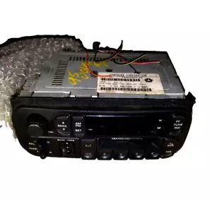 1998 - 2002 Chrysler Dodge Jeep Caravan Radio Cassette P56038931AB - Picture 1 of 3