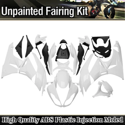 Unpainted Fairing Kit For KAWASAKI NINJA ZX6R 2009-2012 ZX600R 636 ABS Bodywork - Image 1 of 4