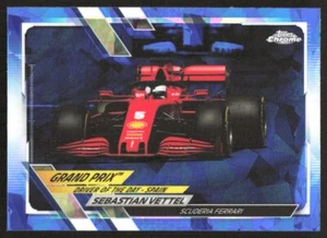 SEBASTIAN VETTEL 2021 TOPPS CHROME SAPPHIRE FORMULA 1 #165 FERRARI - Picture 1 of 2