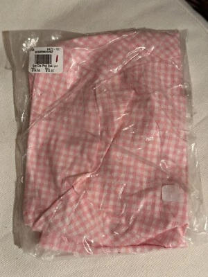 NUEVO FORRO DE CESTA CLÁSICO POTTERY BARN KIDS pequeño rosa gingham Foto 1 de 4