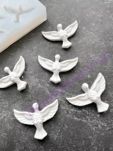 Dove Bird handmade silicone mold, size small for crafts - Picture 1 of 10