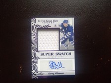 2023 Leaf ITG Doug Gilmour Super Swatch Auto 19/25   SS-DG-1