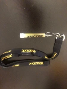 KICKER PERFORMANCE AUDIO LANYARD KEYCHAIN W/GLOW STIK - Picture 1 of 2