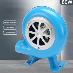 80W Combustion Blower Home Stove Fire Electric Fan Adjustable Speed 110V - Picture 1 of 12