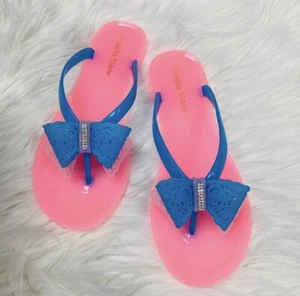Pink/blue Jelly Flops - Picture 1 of 3