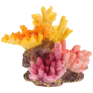 Reef artificiale Coral Reef finto Colorful Reef Fish Tank Decor di corallo - Foto 1 di 12