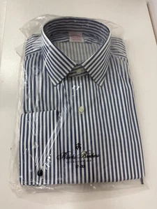 Brooks Brothers Madison Fit Supima Cotton Stripe Dress Shirt SZ 17-33 NWT - Picture 1 of 3