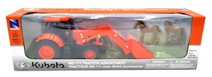 NewRay Kubota M5-111 Toy Tractor Assortment 1:32 Scale 3 Piece Set Horses - Picture 1 of 5