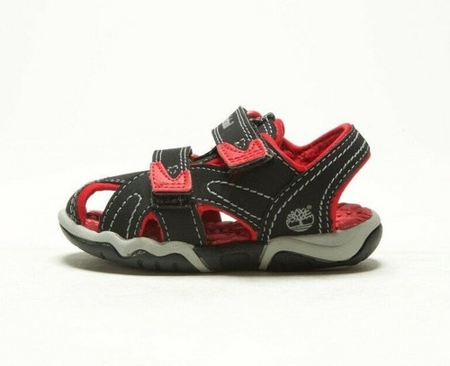 TIMBERLAND Toddler's Adventure Seeker Closed Toe Sandal 3484A Black Red