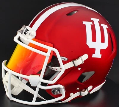 INDIANA HOOSIERS NCAA Riddell Speed Full Size AUTHENTIC Football Helmet - Image 1 of 4
