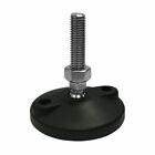 Easyroll 80mm Round Adjustable Foot With 50mm x M12 Bolt