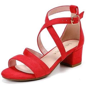 Girls Sandals Dress Shoes for Girls Open Toe Heels for Girls High Strap Heels... - Picture 1 of 7
