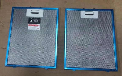 2X AEG Cooker Hood Vent Grease Filter Extractor Fan Metal Mesh 300mm x 240mm — 第 1/3 张图片