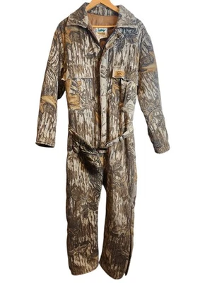 VTG Duxbak Men's Realtree Camo Hunting Overalls 42-44 Large Regular USA Outdoor  - Image 1 of 4