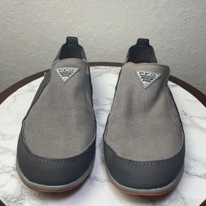 COLUMBIA PFG BAHAMA VENT SHOES BI8998-030 SIZE 13 MENS LEATHER GREY - Picture 1 of 9