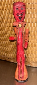 Dept 56 Halloween Folk Art Collection Poliwogg Red Devil Figur 8" - Bild 1 von 7