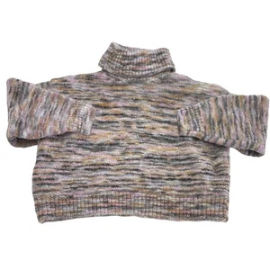 A.L.C Sweater Womens X Large Multicolor Harper Marled Knit Turtleneck Wool - Picture 1 of 7