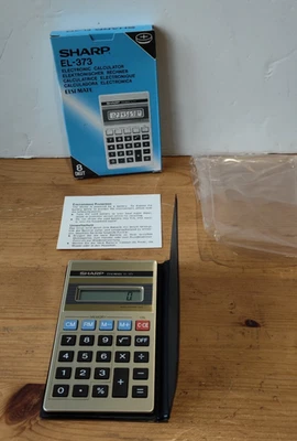 Sharp ELSI MATE EL-373 Pocket Calculator - New in Box - Tested - Image 1 of 4