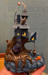  Nightmare Before Christmas Oogie Boogie's Treehouse Halloween Resin Skulptur - Bild 1 von 10