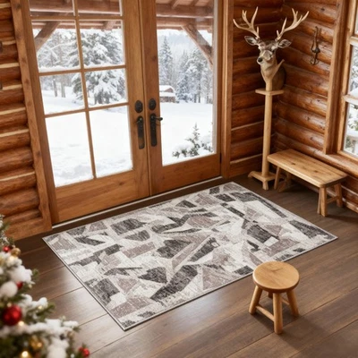 Modern Abstract Entry Rug Kitchen Bedroom Bathroom Door Mat Indoor Entrance 2... - Image 1 of 4