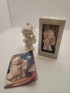 Precious Moments Wishing You the Sweetest Christmas 530212 1993 Hanging Ornament - Picture 1 of 7