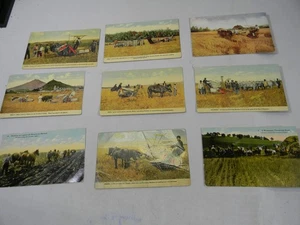 Lote de 9 postales International Harvester 1910 - Argel, Siberia lote B-PO1 - Imagen 1 de 19