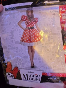 Disney Minnie Mouse Size 8- 10 Med Women's Dress Halloween Costume Dress Up New - Picture 1 of 2