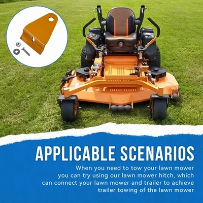 Trailer Hitch For Scag Tiger Cat 2,Cheetah Zero-Turn Mowers with 48"& 52" Decks - Image 1 of 4