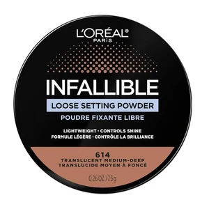 L'Oreal Paris Infallible Loose Setting Powder #614 Medium-Deep 0.26 oz. - NEW! - Picture 1 of 4