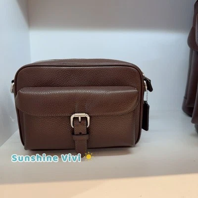 Bolso Bandolera Warner COACH NUEVO CON ETIQUETAS PARA HOMBRE en Lona Signature CW218 Plateado/Arce Foto 1 de 4