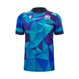 RUGBY SCOTLAND - SHIRT TRAINING JERSEY - MACRON - Season 2024/25 - Picture 1 of 3