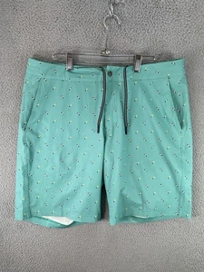 Lululemon Badehose Herren 36 grün Badeanzug Boardshorts aktueller Zustand Hybrid - Bild 1 von 10