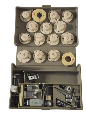 Montgomery Ward Signature ZIGZAG Sewing Machine Attachment Cams Accessory VTG - Image 1 of 4