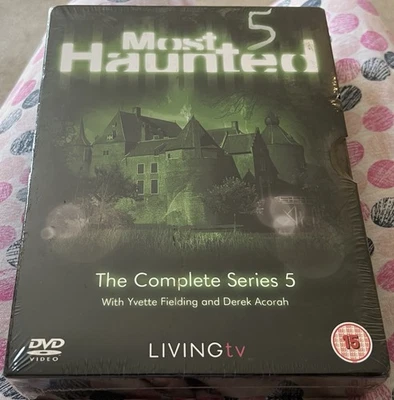 MOST HAUNTED DVD THE COMPLETE SERIES 5 BOX SET GHOSTS SUPERNATURAL CASTLES NEW - Image 1 of 4