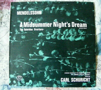 Midsummer Night's Dream, Hebrides, Mendlessohn, Schuricht AM-2214 1964 VGC  - Image 1 of 4