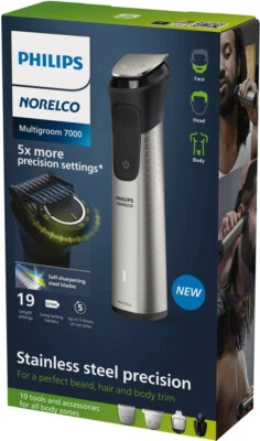 USA New Philips Norelco Multigroom Series 7000 Mens Groom Kit Trimmer MG7910/49 - Image 1 of 4