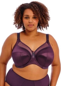GODDESS - KEIRA BANDED UNDERWIRE BRA Blackberry Sz 14-24 NEW RRP $84.95 - Picture 1 of 1