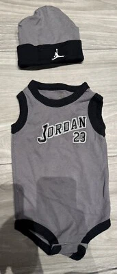 Jordan Boys 0-6 Month Outfit And Hat - Image 1 of 3