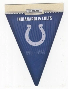 2012 ROOKIES & STARS FOOTBALL NFL TEAM WIMPEL INDIANAPOLIS COLTS #14 - Bild 1 von 2