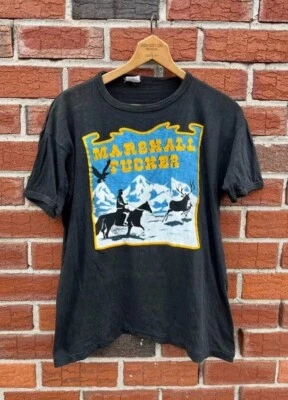 Marshall Tucker Band Shirt Vintage 1970s Rock Size Medium Single Stitch USA - Image 1 of 4