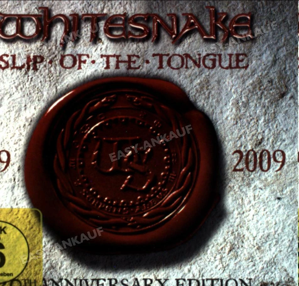 Whitesnake - WHITESNAKE SLIP OF THE TONGUE-20TH ANNIVERSARY EXPANDED EDITI . - Image 1 of 1