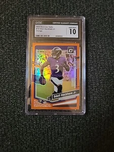 2023 Donruss Optic Football Odell Beckham Jr Orange 103/249 - CGC 10 - GS894 - Picture 1 of 2