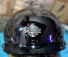 Harley Davidson Motorcycle Helmet Titanium Chrome Black, XL