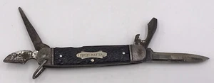 Vintage Colonial Forest Master Camping Camp Folding Pocket Knife USA 4 Blade - Picture 1 of 5