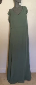 Jasmine Sage Green Evening Gown/Dress Plus Size 28 Formal Wedding NWT - Picture 1 of 8