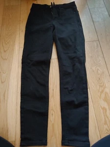 Topshop Womens Pure Black Jamie Jeans Stretchy Skinny Jeans W26 L30 - Picture 1 of 14